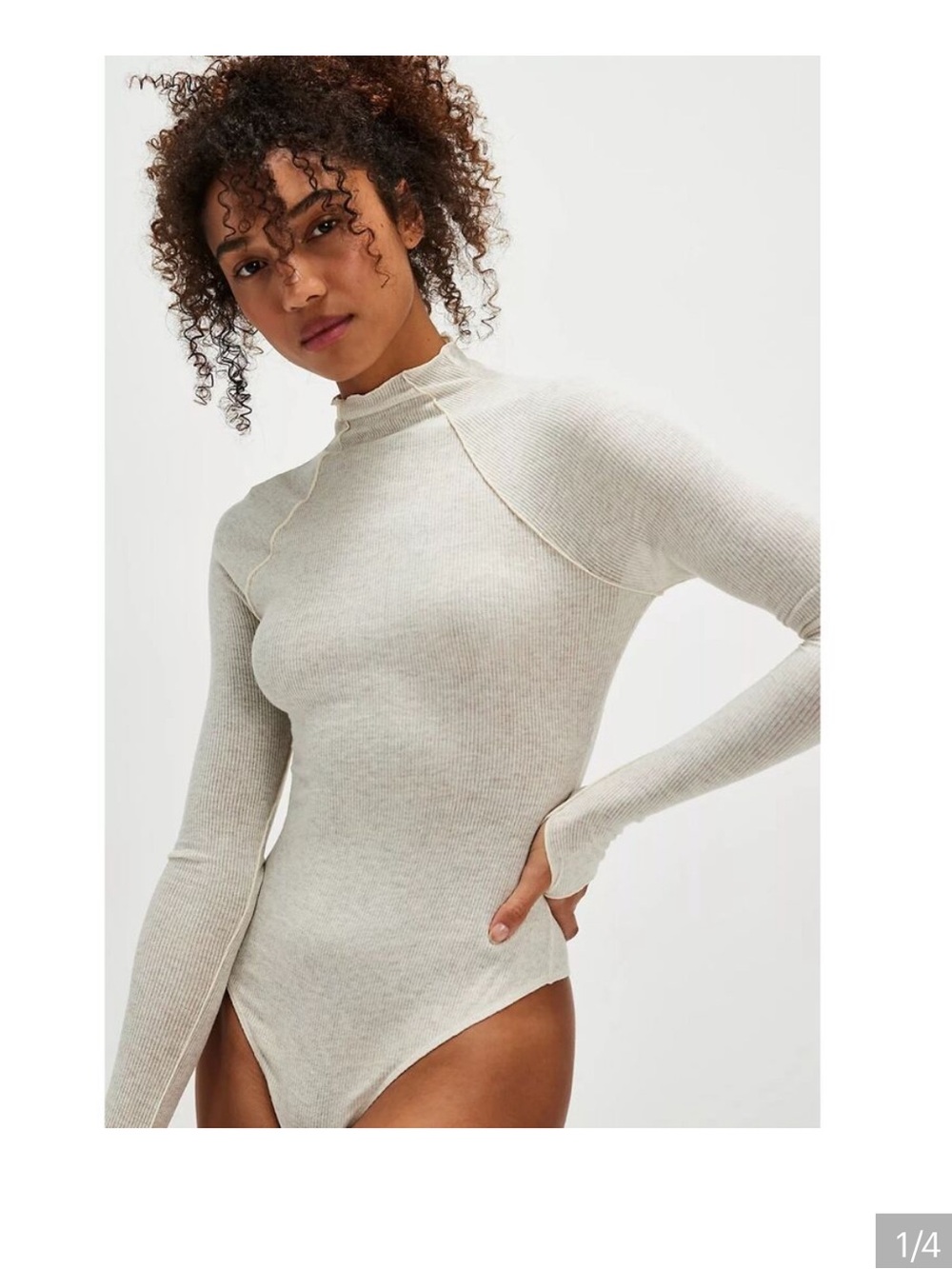 FREE PEOPLE Intimately‎ Big Love Rib Bodysuit